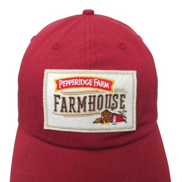 Pepperidge Farm Adjustable Cap Farmhouse Patch Logo Trucker Baseball Hat - Picture 7 of 14